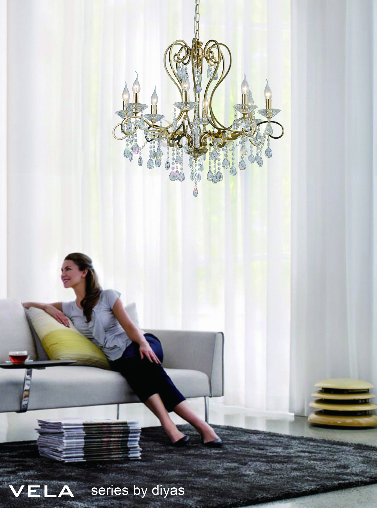 Vela Crystal Ceiling Lights Diyas Contemporary Chandeliers Vela Crystal Ceiling Lights Diyas Contemporary Chandeliers